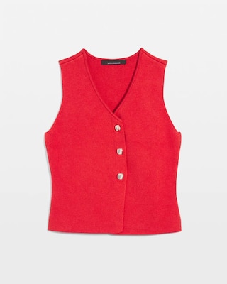 V-Neck Sweater Vest | White House Black Market